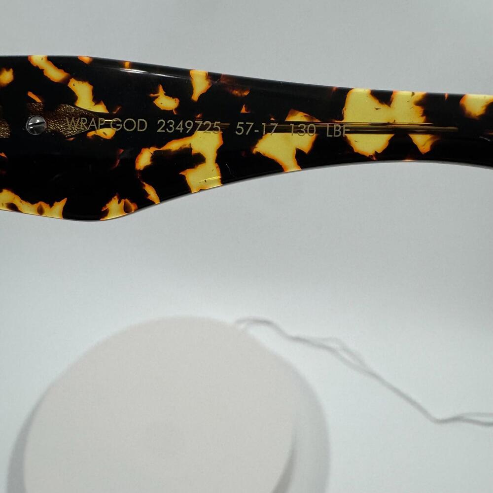 Karen Walker 57mm Cat Eye Dark Tortoise Brown Acetate Sunglasses with Case New - Picture 7 of 8